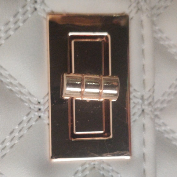 NWT Soulfina White Convertible Backpack with Leopard Print Sanitizer Holder - Picture 6 of 10